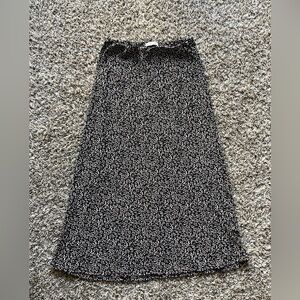 Becool midi floral flower skirt